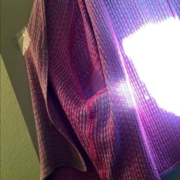 HAND WOVEN of soft Bamboo yarn, DESIGNED & Seamstress HAND MADE Jacket sz XL. - Picture 4 of 8